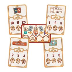 Cartas del Juego de mesa 3 Ring Circus de Devir, un juego de estrategia para máxima entretención de tus noche de juegos