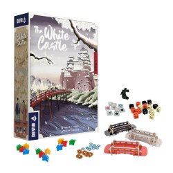 Caja y dados del juego de mesa The White Castle de Devir Chile , un juego de dados y de estrategia de nuestra tienda de juegos