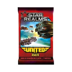 Expansión United Asalto para el juego de mesa Star Realms  de Devir para mejorar tus mazos de cartas