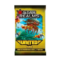 Construye el mejor mazo de cartas con la Expansión United Mando para el juego de mesa Star Realms  de Devir