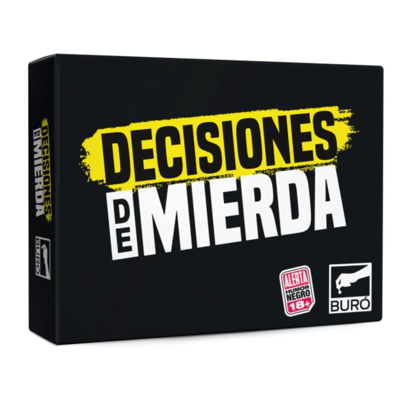 Juego de Cartas Decisiones de Mierda de BURÓ - de los creadores de Amigos de Mierda y  otros juegos para carretear