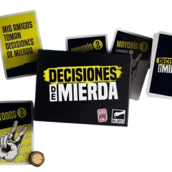 Caja del Juego de Cartas Decisiones de Mierda de BURÓ un party game para tus noches de juegos para carretear