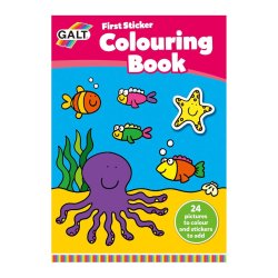 Primer Libro Para Colorear Con Stickers - First Sticker Colouring Book