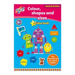 Libro de Manualidades y actividades para niños desde los 3 años Colour, Shapes and Sizes de la marca Galt
