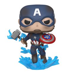 Funko Pop Advengers Endgame Captain America con martillo de Thor, colecciona todos los personajes Marvel