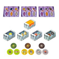 Componentes de juego de mesa Revive de Devir Chile, regalo original para amantes de juegos de mesa