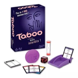 juego de mesa Taboo un party Game de hasbro para jugar en familia y amigos