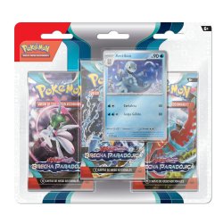 Juego de Cartas Pokémon Escarlata & Púrpura - Brecha Paradójica Blister de 3 Sobres - Scarlet&VIolet Paradox Rift Chile