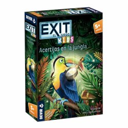Escape Room Exit Kids Acertijos En La Jungla,  un juego de mesa para niños desde los 6 años de Devir