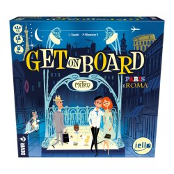 Juego de mesa Get On Board: Paris & Roma, un juego en familia de Devir Chile, excelente idea de regalo original