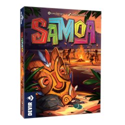 Juego de mesa Samoa, un juego de cartas familiar de la colección Devir Pocket