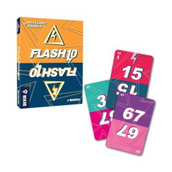 Juego de mesa Flash 10, un juego de cartas familiar de la colección Devir Pocket