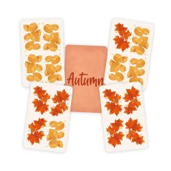 Juego de mesa Autumm, un juego de cartas para jugar en solitarioo de los mejores juegos de a 2 de Devir Chile