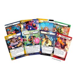 Cartas de  Marvel Champions: La Era De Apocalípsis un juego de mesa entrejuegos Marvel X-Men