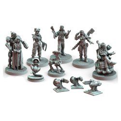 Miniaturas del  Juego de mesa Nemesis Trascendencia, una Expansión del juego de estrategia Nemesis en tienda de juegos geek