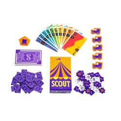 Componentes juego de mesa Scout un juego para jugar en familia