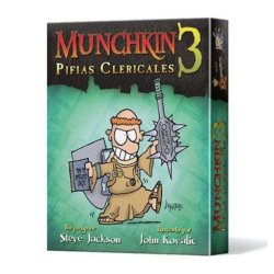 Juego de Mesa Munchkin 3: Pifias Clericales (Expansión) un juego de cartas para jugar en familia