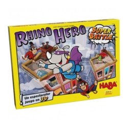Juego de Mesa Rhino Hero - Super Battle un jueo de mesa infantil y para jugar en familia