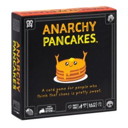 Juego de mesa Anarchy Pancakes, un party game de exploding kittens y dobble