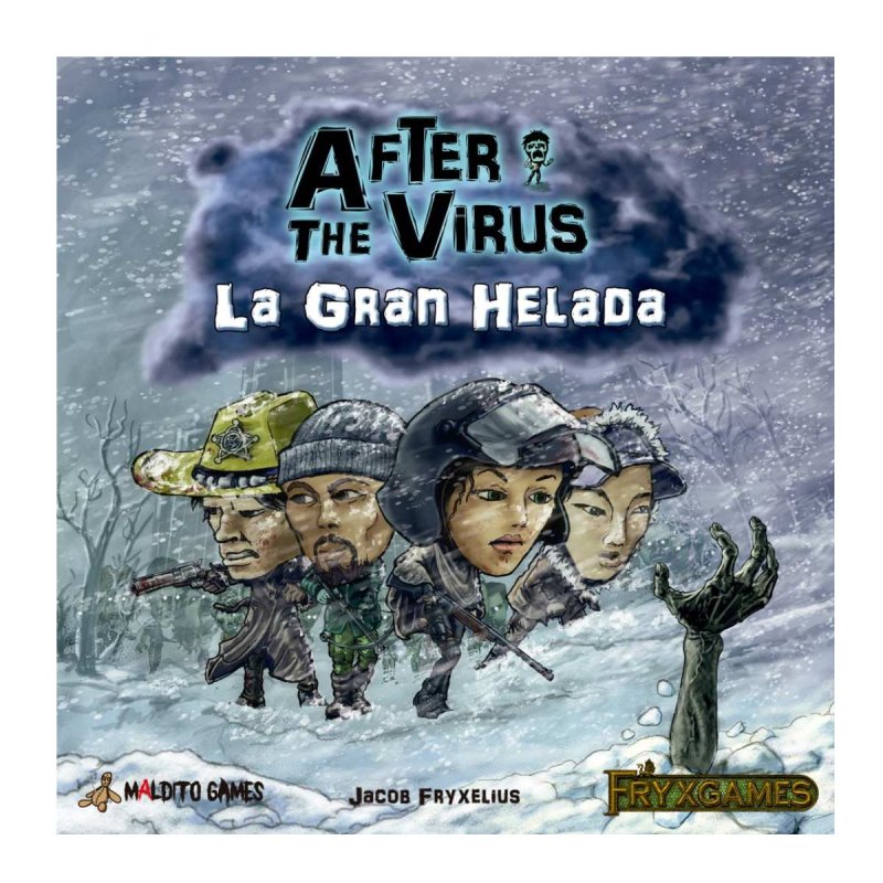 Juego de Cartas After The Virus: La Gran Helada (Expansión), un juego de mesa de maldito games idea de regalo día del padre