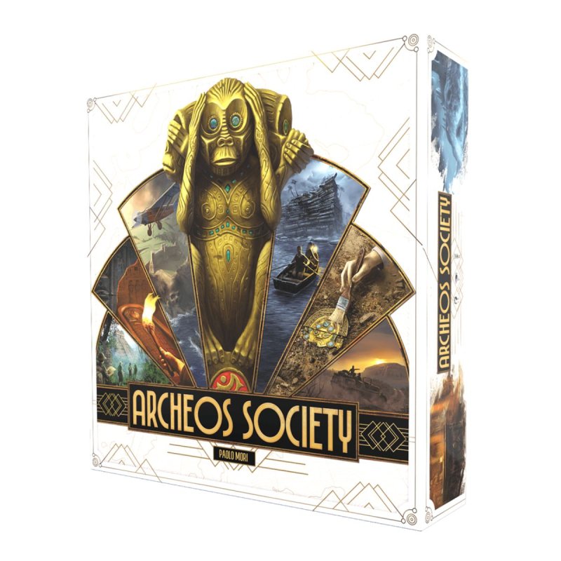 Juego de mesa Archeos Society de Space Cowboys, divertido juego de exploración, en tienda de juegos de mesa