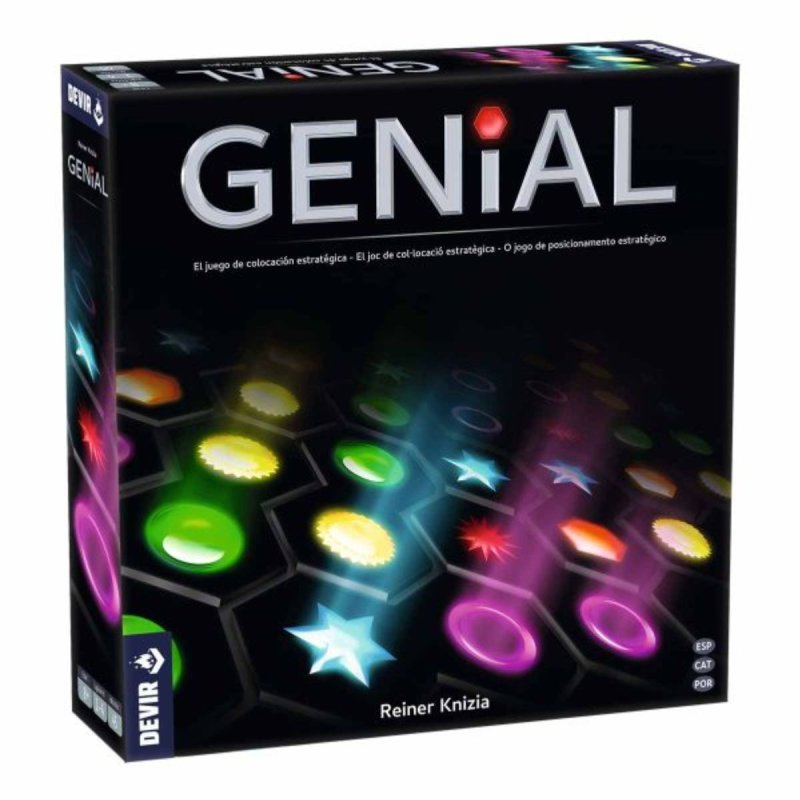 Juego de mesa Genial de Devir Chile, un juego de mesa familiar de mucha diversión