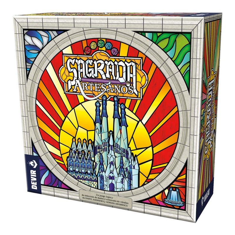 Juego de mesa Sagrada Artesanos de Devir Chile un juego de mesa para jugar en familia en tienda de juegos de mesa