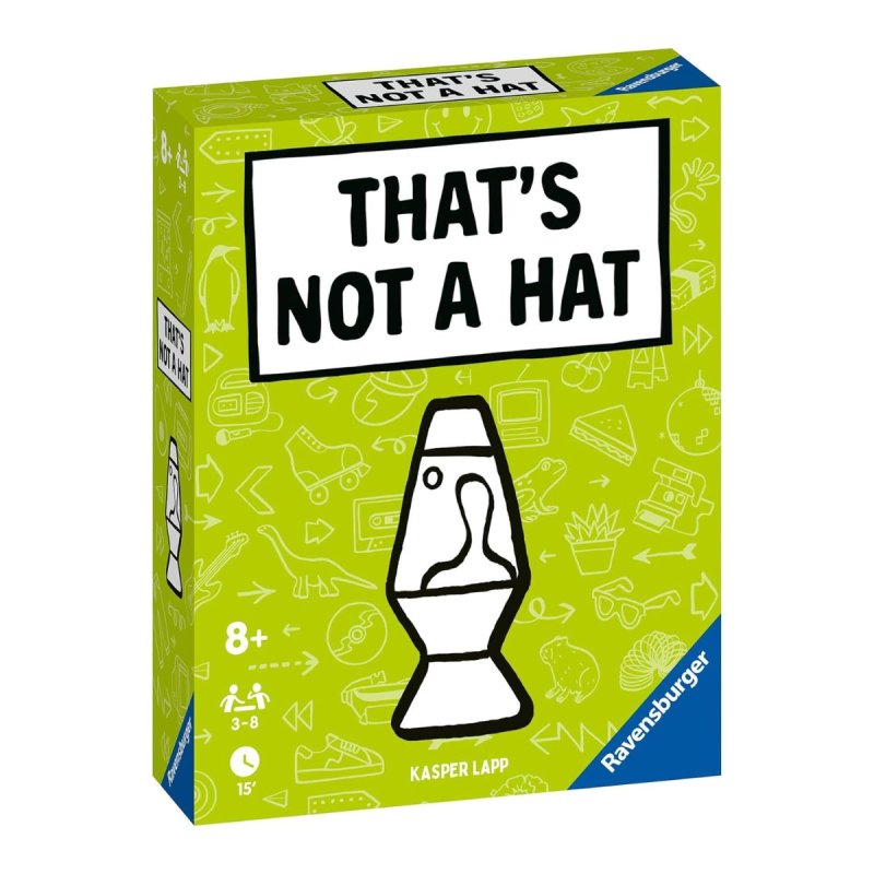 Juego de mesa That's Not A Hat: Pop Culture de Ravensburger un party game para jugar en familia