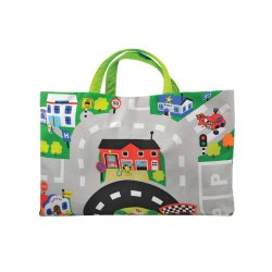 Juego para bebes de 6 meses Alfombra de Juego Take Along Play Set - Cars In Town pista de autos