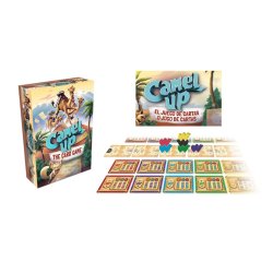 Componentes juego de mesa  Camel Up cartas 2.0, juego familiar, noches de entretención