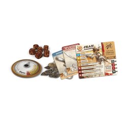 Componentes juego de mesa Zombicide Undead or Alive: Gears & Guns, juego ideal regalo hombre, panorama vacaciones