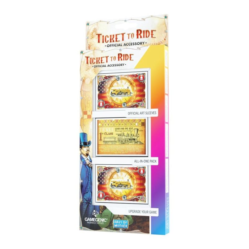 Protectores de cartas para juego de mesa ¡Aventureros al Tren! por Asmodee Chile de GameGenic en tienda juegos de mesa