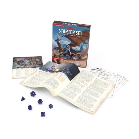 Dungeons & Dragons – Caja De Inicio Los Dragones De La Isla De Las Tempestades – Aventura Para Niveles 1 A 3 – Incluye Reglas, Dados Y Personajes Listos