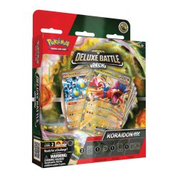 Baraja Combate Deluxe Koraidon Ex de Pokémon por Asmodee Chile en tienda juegos de mesa Aldea Juegos