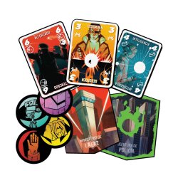 Contenido juego de mesa Unrest, juego de cartas para 2 jugadores, juegos geek