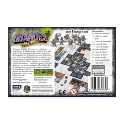 caja juego de mesa Pequeñas Grandes Mazmorras información previa y contenido del juego, juego cooperativo