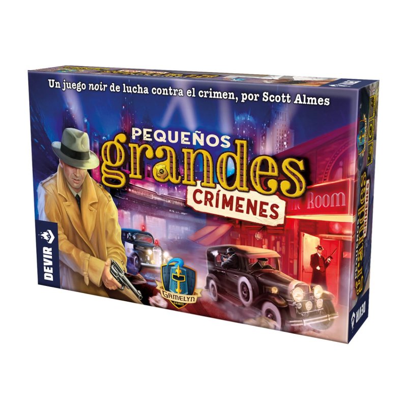 Juego de mesa cooperativo Pequeños Grandes Crímenes de Devir en tienda juegos de mesa aldea Juegos