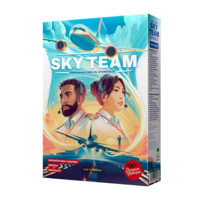 Juego de mesa Sky Team de Scorpion Masqué por Asmodee Chile en tienda juegos de mesa Aldea juegos
