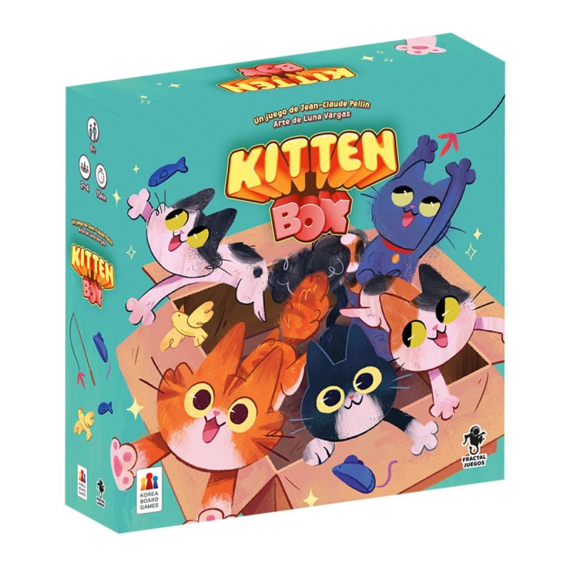 Juego de mesa Kitten Box por Fractal Chile en tienda juegos de mesa Aldea Juegos