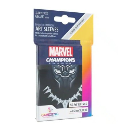 GG Marvel Champions FINE ART Sleeves – Black Panther