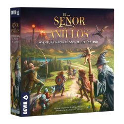 Juego de mesa El Señor de los Anillos Aventura Hacia el Monte del Destino de Devir en tienda juegos de mesa Aldea juegos