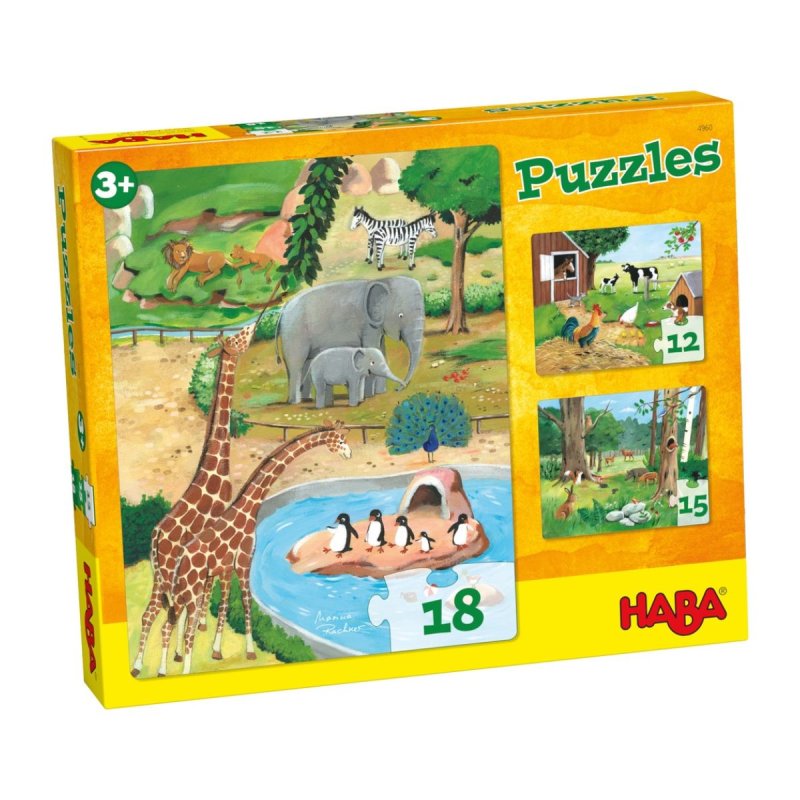 Puzzles Animales +3