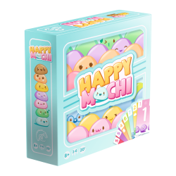 Portada juego de mesa Happy Mochi por Asmodee Chile en tienda juegos de mesa Aldea Juegos