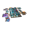 Tablero, piezas y contenido juego de mesa Dungeon Legends