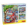 Puzzles Policía, bomberos y compañía +3