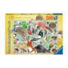 Puzzle 500 pz: Los visitantes del jardín